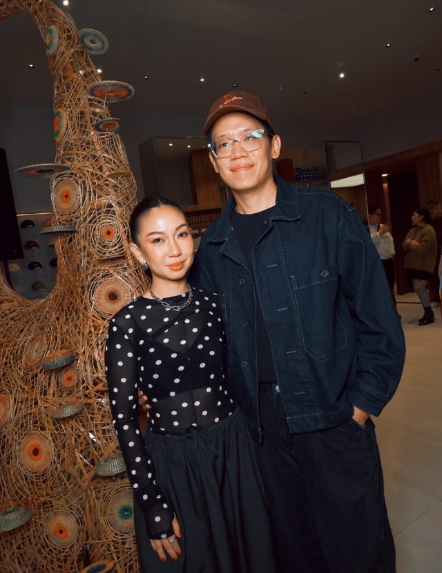 Founders Jaime Lee and Justin Tan at the store's press preview/